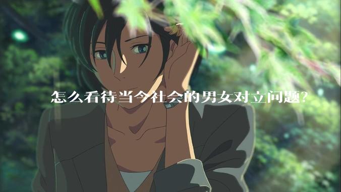 怎么看待当今社会的男女对立问题？