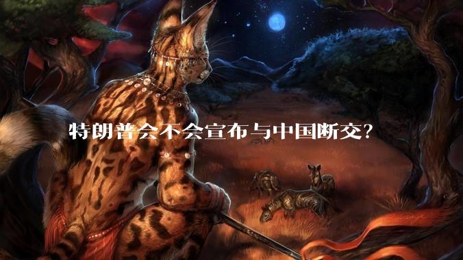 特朗普会不会宣布与中国断交？